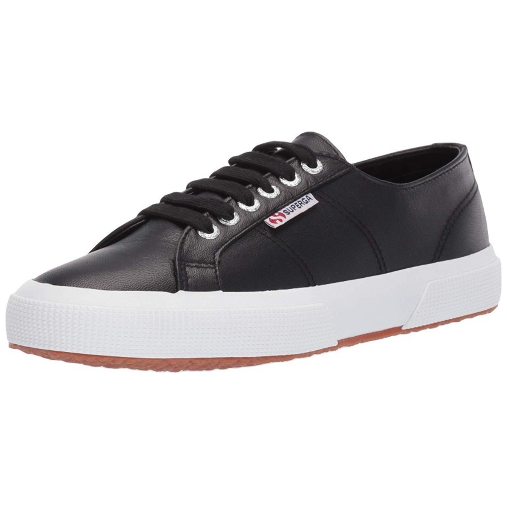 NWT Black leather supergas